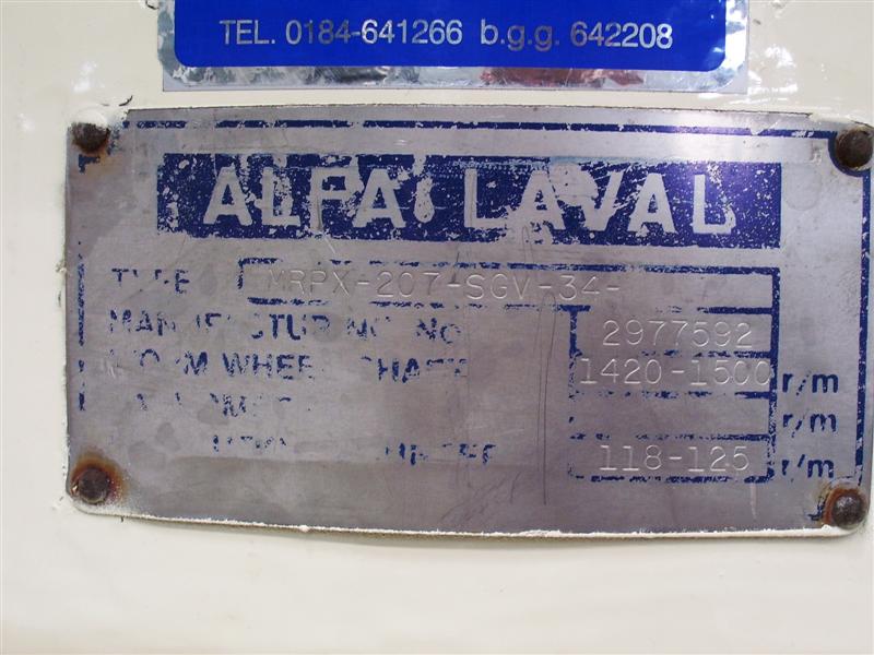 Alfa Laval MRPX-207-SGV-34